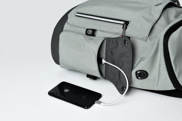 durable business backpack with usb charging port