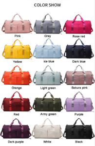 waterproof luggage overnight gym weekender bag 